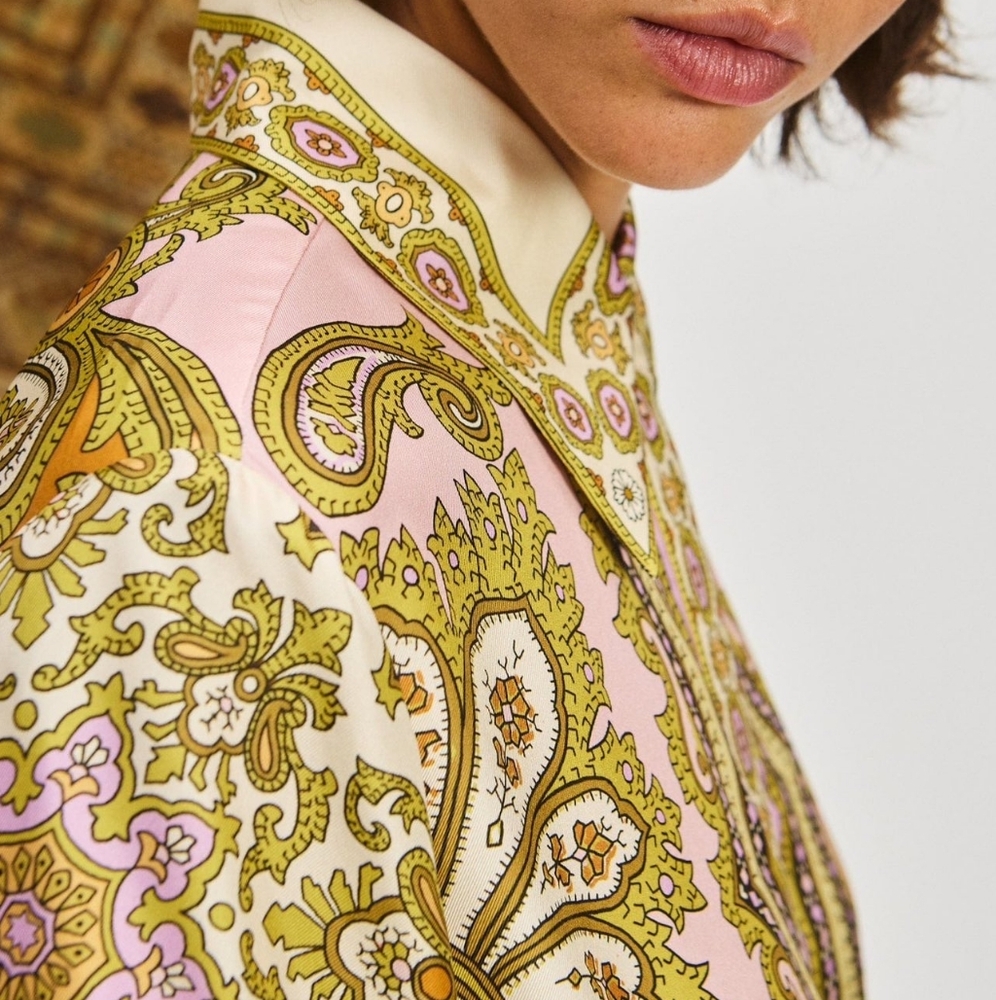Alemais Clemenza Silk Shirtdress - Mult - Picture 6 of 16